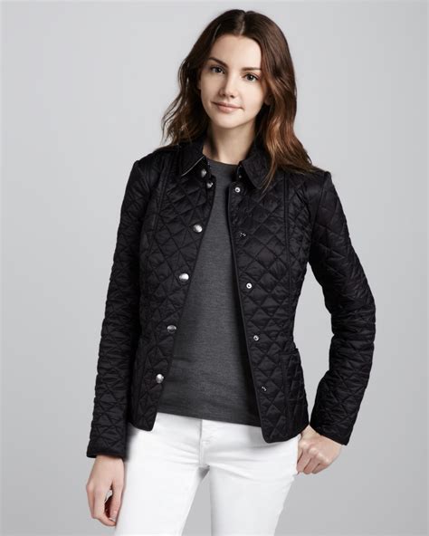 womens burberry black jacket|burberry female jackets.